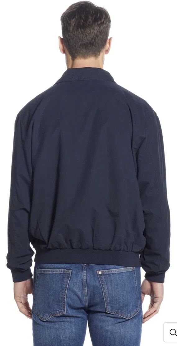 WEATHERPROOF Navy Microfiber Golf Jacket L Large lcsr 135 eBay