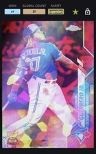 2020 topps bunt  Chrome Red Base Legendary  Vladimir Guerrero  Jr 27cc