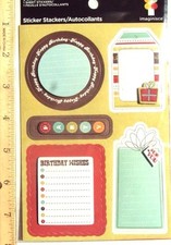 Birthday, Stickers, 3D, Wishes, Party