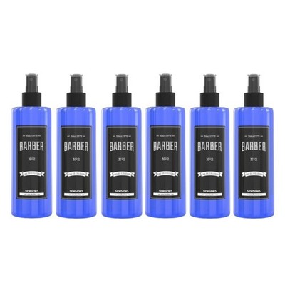 6 Pack of MARMARA - Barber Eau De Cologne - No. 2 spray 400ML/ 13.5 oz  - BLUE