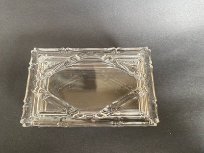 Tiffany & Co - Crystal Bamboo Trinket Jewelry Box No Monogram As Is