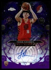 2025-26 Topps Chrome Chromographs Autograph Purple Refractor Yang Hansen Rookie