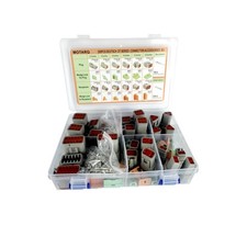 Deutsch Connector Kit 24 Sets, 2/3/4/6/8/12 Pin DT Connector Kit, Automotive ...