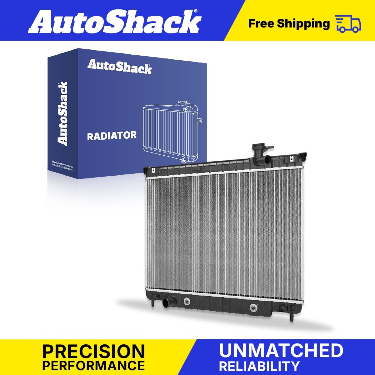 Radiator for Chevrolet, Trailblazer 2002-2009, L6 4.2L V8 5.3L 6.0L
