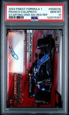 2024 Topps Finest Formula 1 Franco Colapinto 1/5 PSA10 POP1 RED ROOKIE CARD AUTO