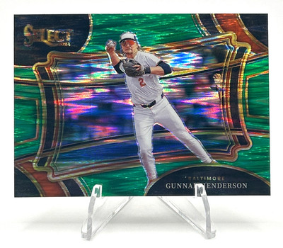 2024 Panini Select - Gunnar Henderson #30 Diamond Level Green Flash Prizm