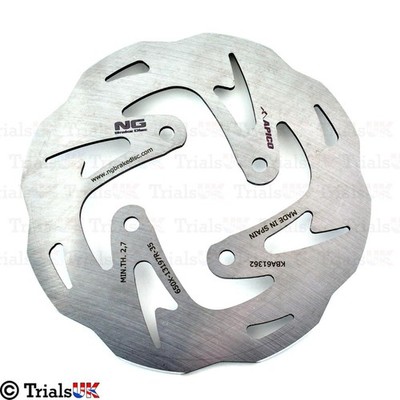 NG650X RACING Wavy Trials Bremsscheibe hinten für GasGas Sherco TRS Vertigo Scorpa