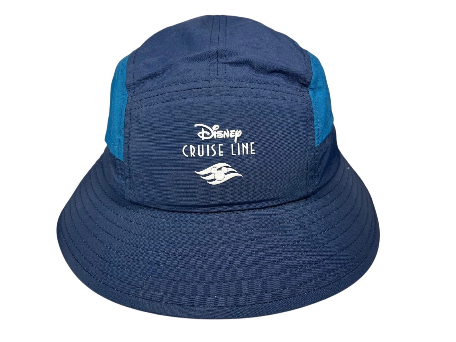 DISNEY CRUISE LINE Blue Summer 5-PANEL WIDE-BRIM HAT Sun Hike Beach Surf Gym M/L