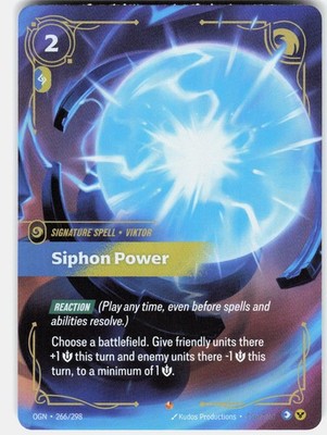 Siphon Power Foil Epic Origins 266/298 NM