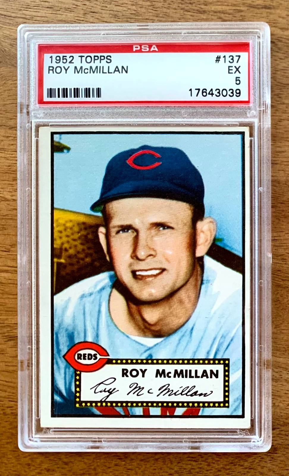 1952 Topps - #137 Roy McMillan - PSA 5!