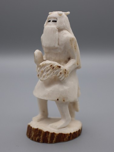 Pernell Laate (d) Antler Zuni Long Hair Kachina Fetish
