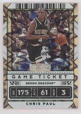 2020 Panini Contenders Draft Picks Game Ticket Green Explosion Chris Paul 0y8y