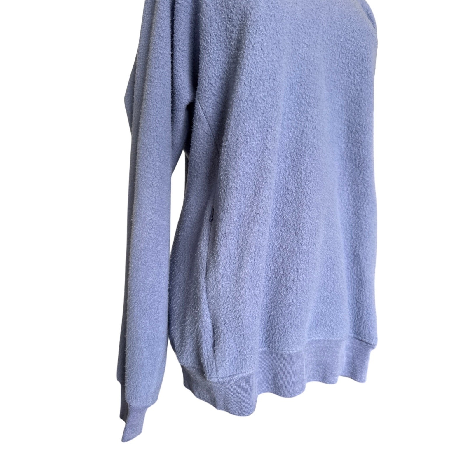 Alo Yoga Womens Soho Pullover Crewneck Sweatshirt Size M  in Blue image 4