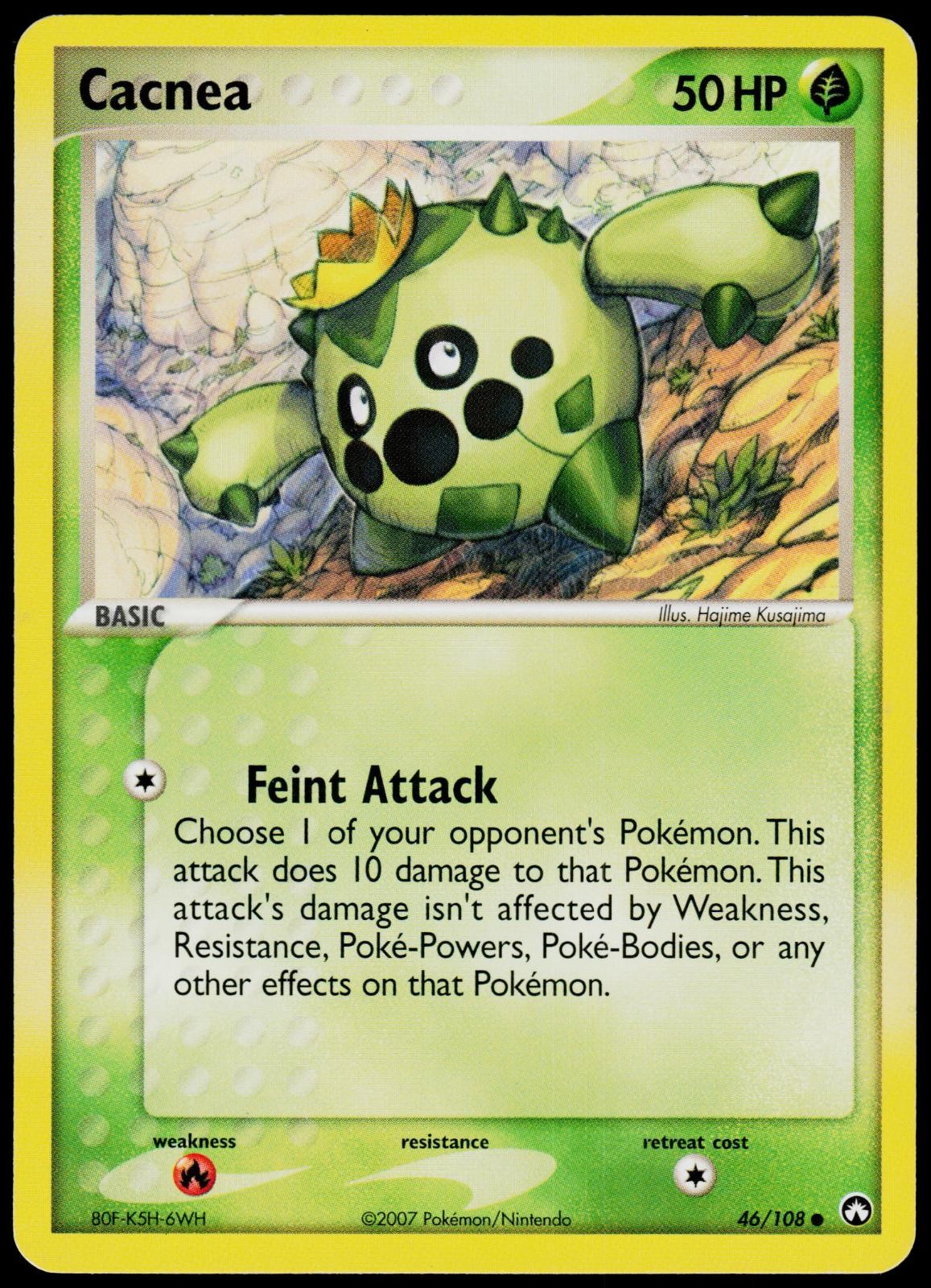Cacnea 46/108 Power Keepers - Pokemon NM/M (Common)