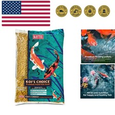 Koi s Choice Koi Floating Fish Food, For Koi, Goldfish and Pond Fish, 10 pounds