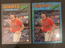 2026 Topps Heritage - Robbie Ray #111 Light Blue Sparkle + Dark Gray - Giants !