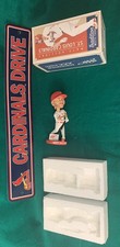Matt Holiday AAA Insurance Bobble Head With Box And A 2011 Cardinal Drive Sign