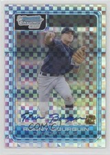 2006 Bowman Draft Chrome Picks X-Fractor /225 Ron Bourquin Ronny #DP70 Auto sh7
