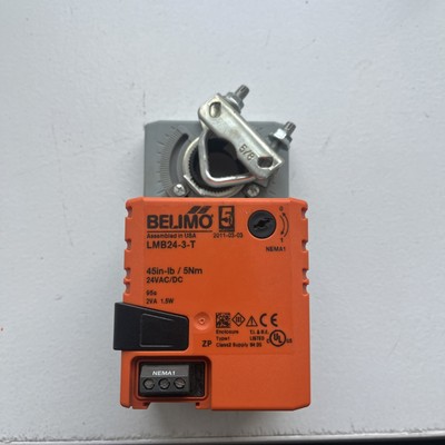 Belimo LMB24-3-T Actuator for HVAC Damper Control 24VAC/DC 1.5W 2.0VA NEMA 1
