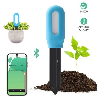 Temperatur- und Feuchtigkeitssensor für Pflanzenboden, TUYA / Smart Life, Bluetooth