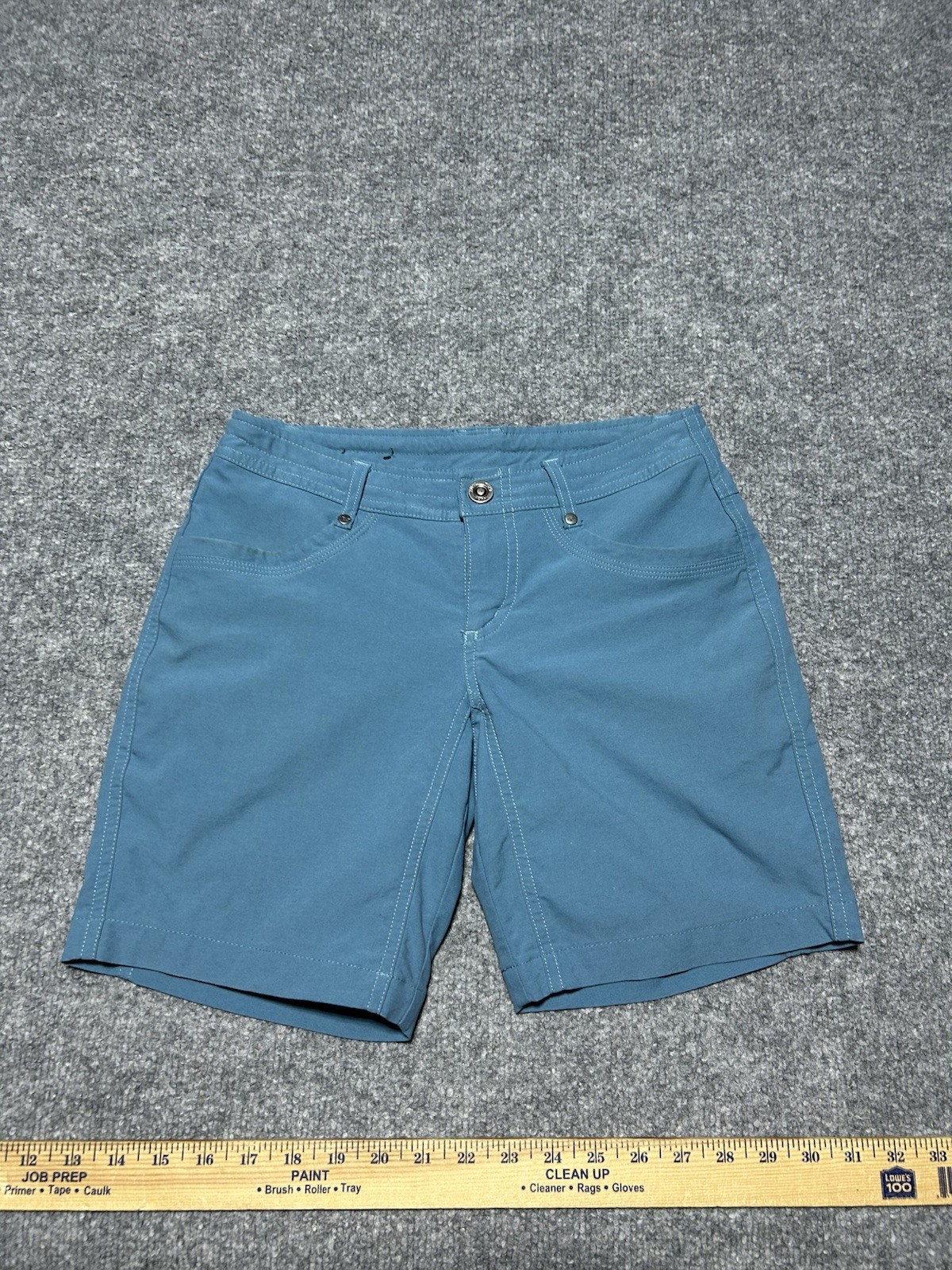 Kuhl Women’s Outdoor Teal Blue Size 0 Outdoor Hiking Shorts  7 Inseam