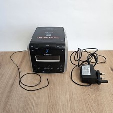 Roberts Radio Sound 38 CD/DAB/FM Radio Alarm Clock Black Silver (CD Not Working)