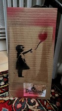 Pochoir Street Art Dismaland Banksy Little Girl and Heart 17x35cm