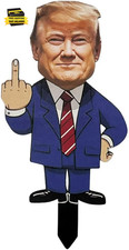 Trump Yard Sign 2024 President Trump Middle Finger Yard Sign Funny Lawn Signs Ou