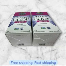 FOR 2 Garden of Life Vitamin Code Women Multivitamin 240 Capsules EXP06/2026+