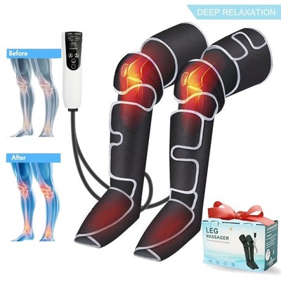 Leg Massager with Heat, Air Compression Thigh, Leg Air Compression Massager