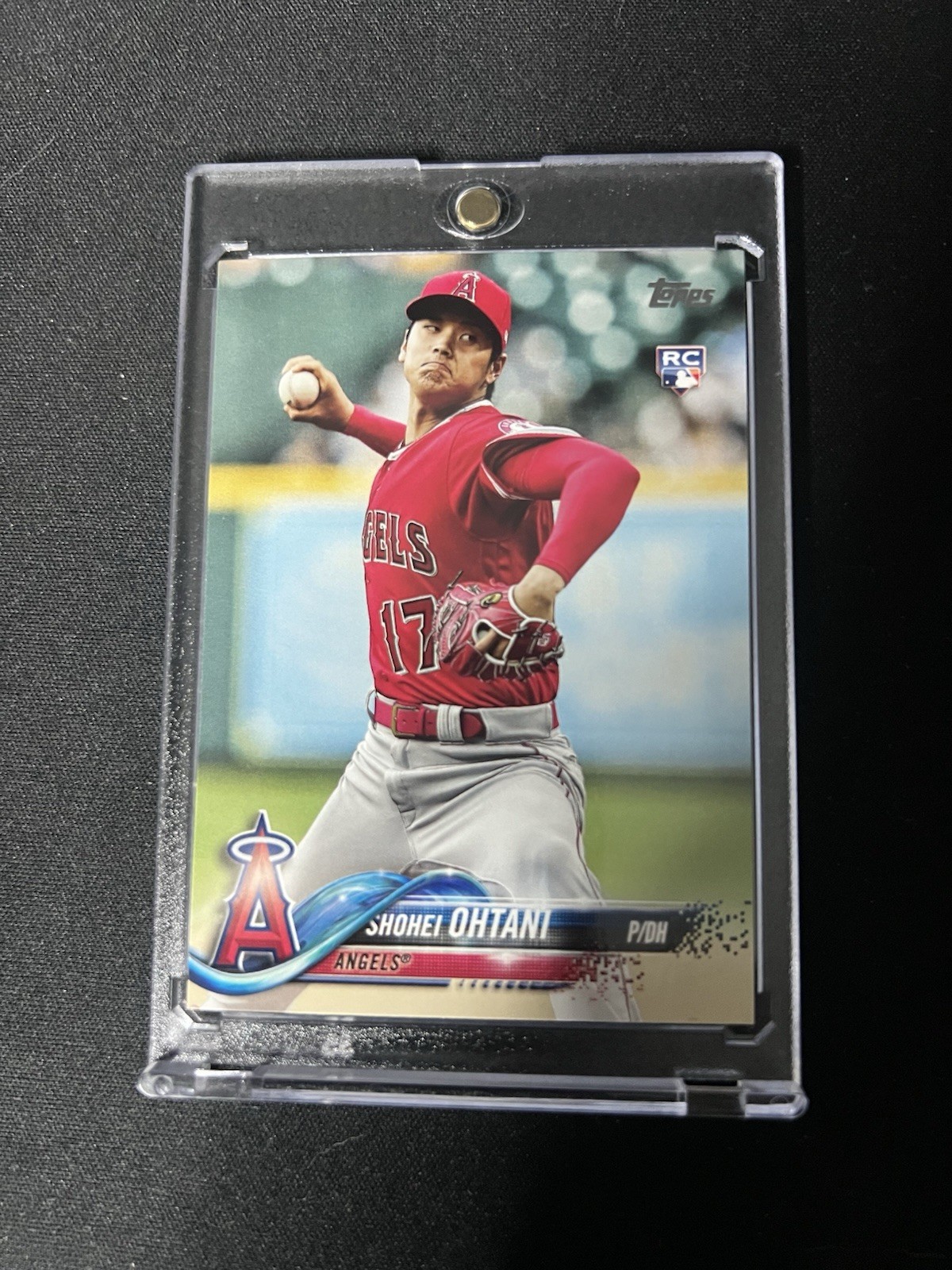 2018 Topps Update Series - Shohei Ohtani #US1 Pitching, Red Jersey (RC)
