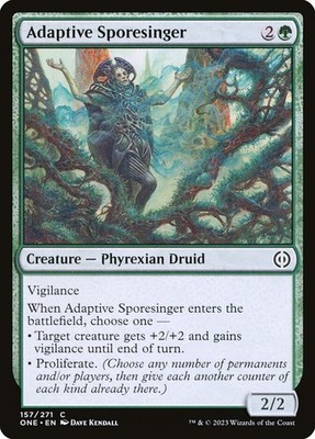 Adaptive Sporesinger (157) Phyrexia: All Will Be One ONE MTG Magic