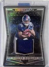 Panini 2018 Obsidian Galaxy Gear Saquon Barkley #GG-25 /100 Rookie Giants