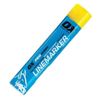 OX Pro Permanent Linienmarker Spray gelb 750ml Straßenmarkierungslack OX-T022601