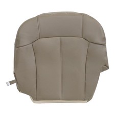 Driver Bottom Microfiber Leather Seat Cover Med Tan Replacement Compatible wi...