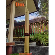 Khaen Bamboo Musical Folk Tradition Isan Lao Mouth Organ Instrument Brown Key Dm