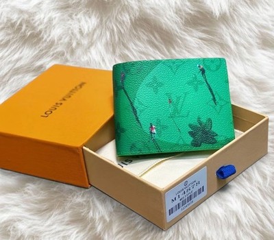 Authentic Louis Vuitton LV Golf Monogram Green Wallet | Mens Bifold |
