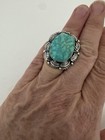 Beautiful VTG Large Navajo Sterling Royston ? Turquoise Ring Size 5 — photo 7
