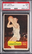 1957 TOPPS #39 JIM LOSCUTOFF PSA 6