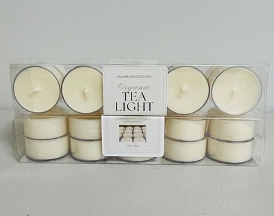 50pcs Scented tea lights - 100% soy and unbleached cotton wick.