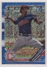 2019 Bowman Chrome Prospects Blue Shimmer Refractor 113/150 Triston McKenzie 2l4