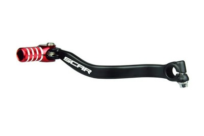 SCAR GSL303 Schalthebel schwarz matt/Endstück rot Suzuki RM85