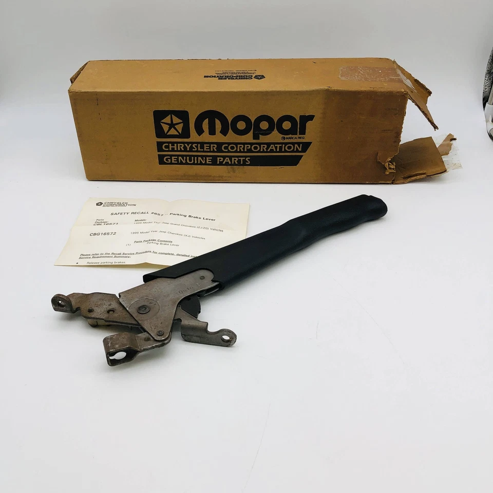 Mopar 52078732 Parking Brake Lever OEM NOS 95-96 Jeep Grand Cherokee ZJ Open Foto 3 de 4