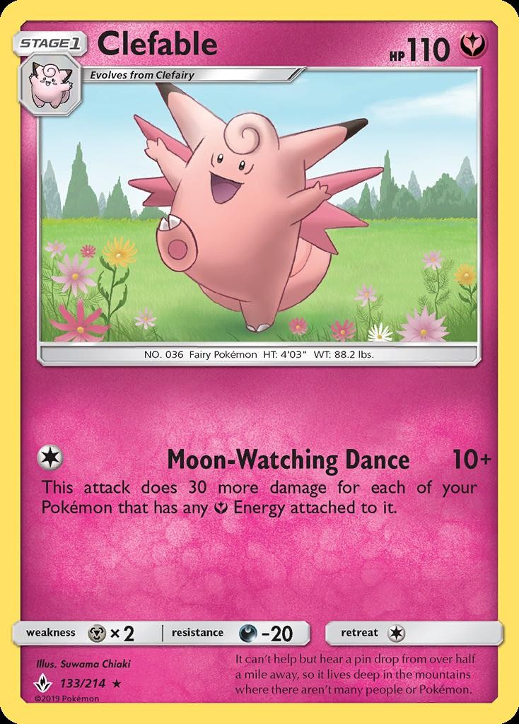 Pokemon Clefable (133/245) Unbroken Bonds MP