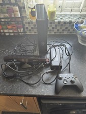 Microsoft Xbox 360 Slim 250GB Matte Black Console with Kinect and 1 Controller