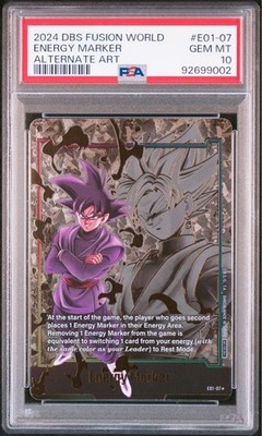 ドラゴンボールカード ブラックゴクウ エナジーマーカー 英語 PSA10 PSA10】ゴクウブラック E01-07 エナジーマーカーパック01 PROMO E01-07