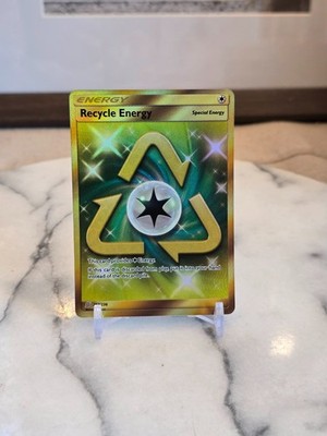 Pokemon TCG Recycle Energy (Secret) 257/236 Sm-Unified Minds Holo Full Art LP