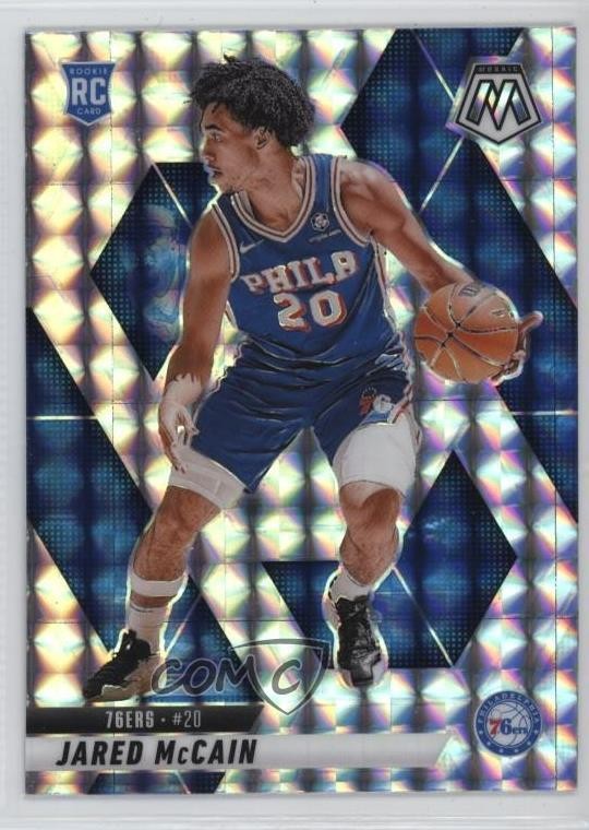 2024-25 Panini Mosaic Rookies Mosaic Prizm Jared McCain #228 Rookie RC