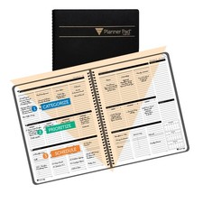 Planner Pad 8.5" x 11" Large 3-Tier Funnel Down January-December 2026