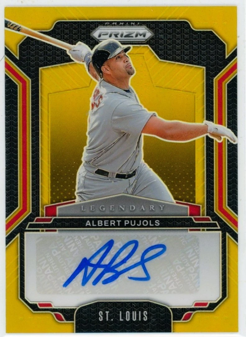 Albert Pujols Panini St. Louis Cardinals Baseball Sports Trading